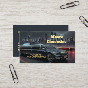 Limo Service Visitkort