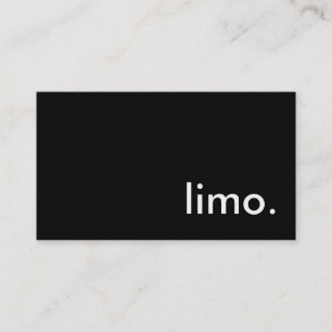 limo. visitkort