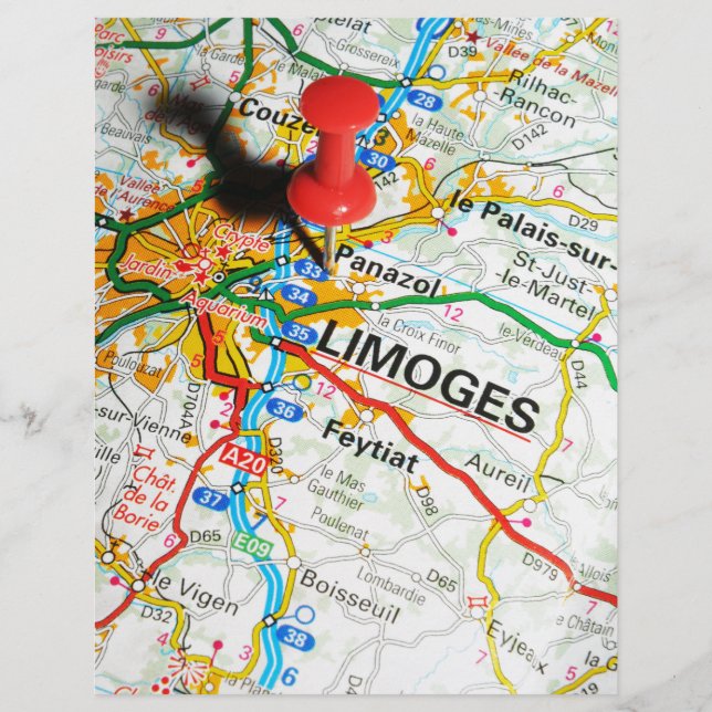 Limoges, Frankrike (Framsida)