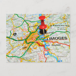 Limoges, Frankrike Vykort