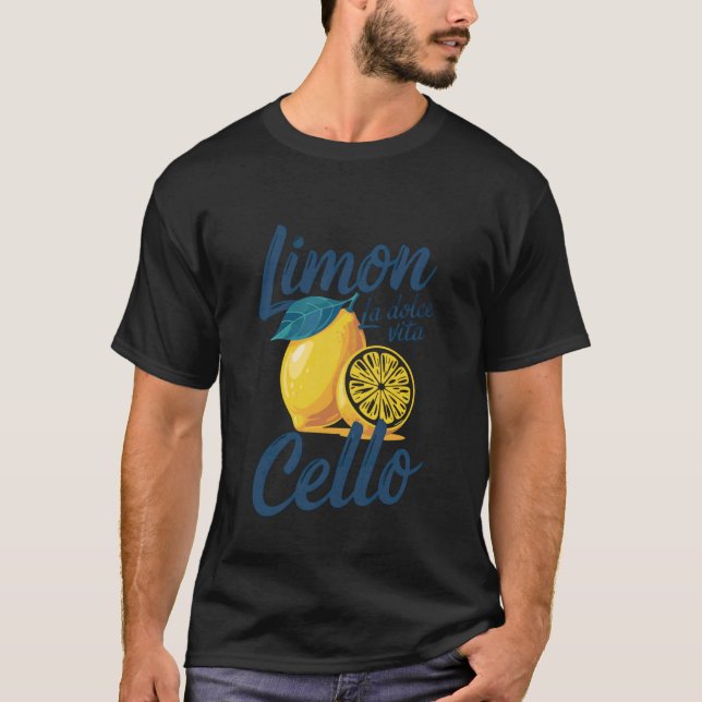 Limon La Dolce Vita Cello Lemon Delight T Shirt (Framsida)