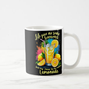 Limonad Bibel Livet Gav Mig Några Citroner Jesus M Kaffemugg