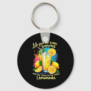 Limonad Bibel Livet Gav Mig Några Citroner Jesus M Nyckelring