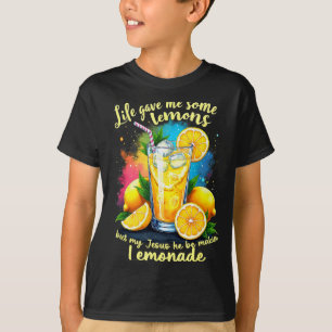 Limonad Bibel Livet Gav Mig Några Citroner Jesus M T Shirt