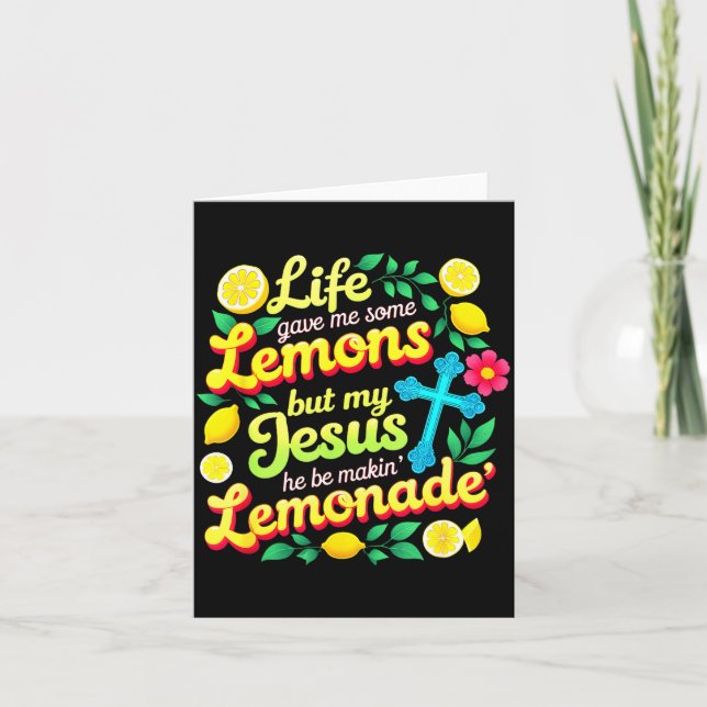 Limonad Bibellivet Gav Några Kort (Framsida)