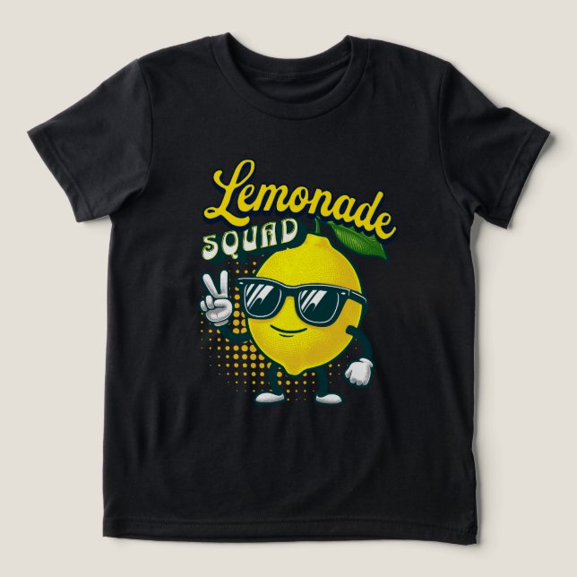 Limonadgäng Kul Citron Frukt Grafisk T Shirt (Design Framsida)