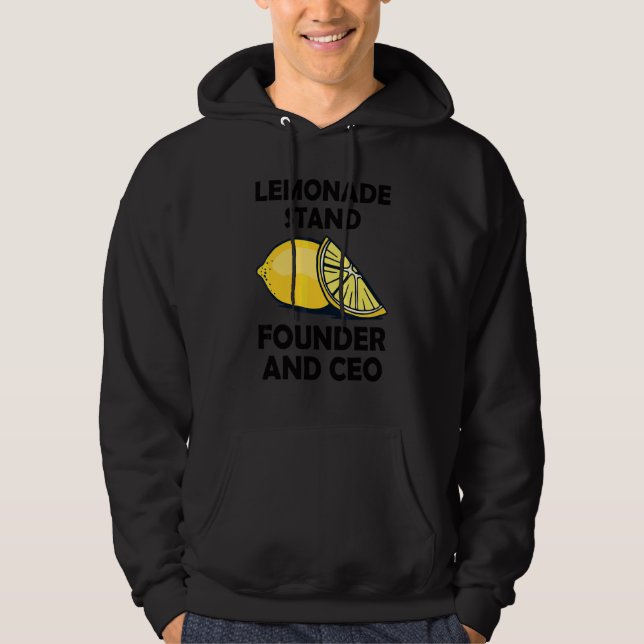 Limonadstånd Grundare Och Vd Hoodie (Framsida)
