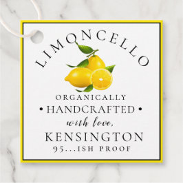 Limoncello Gåvor Etiketter