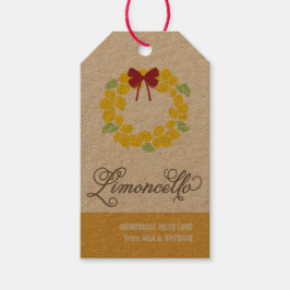 Limoncello Gift-Märkre, favärde-tagg, hängande mär Presentetikett