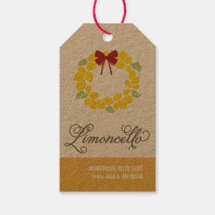 Limoncello Gift-Märkre, favärde-tagg, hängande mär Presentetikett