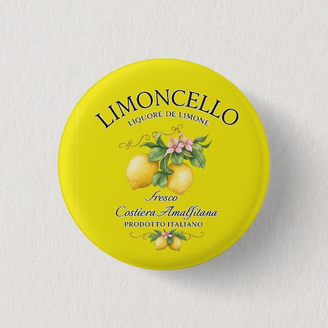 Limoncello Italien Amalfi-kusten Knapp (Framsida)