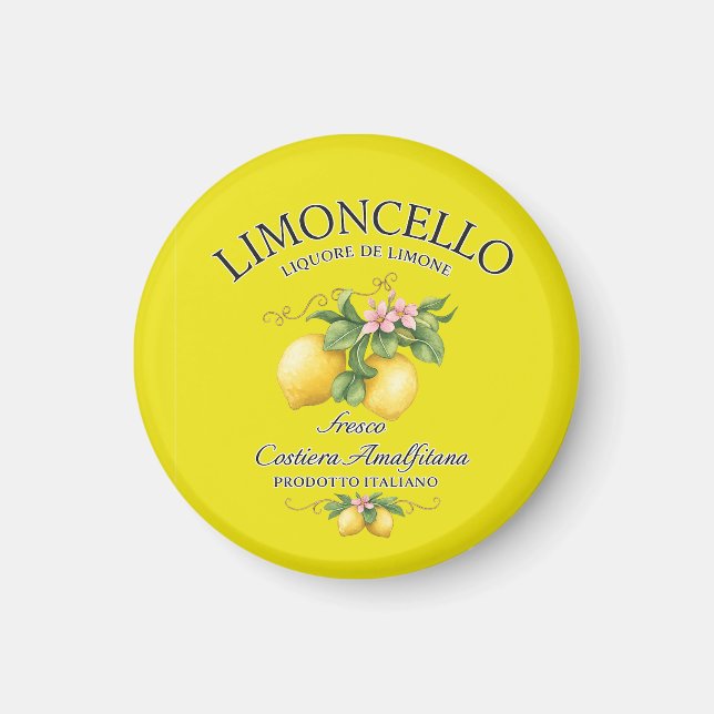 Limoncello Italien Amalfi-kusten Magnet (Framsidan)