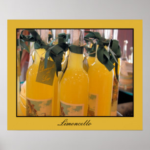 Limoncello italiensk citronliqueur poster