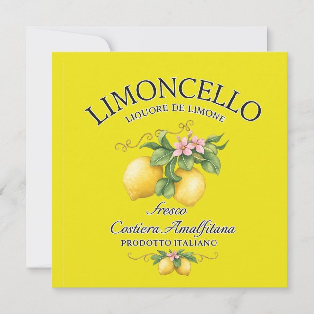 Limoncello Italy Amalfi Coast (Framsida)