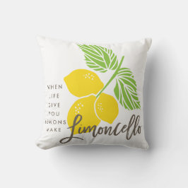 Limoncello kudder, när liv ger dig citroner kudde