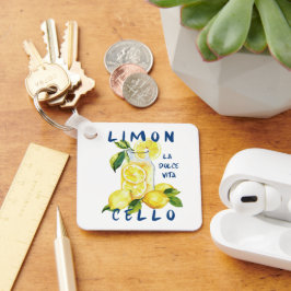 Limoncello La Dolce Vita Souvenir Italien Älskare Nyckelring