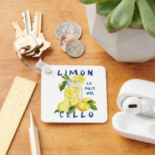 Limoncello La Dolce Vita Souvenir Italien Älskare Nyckelring