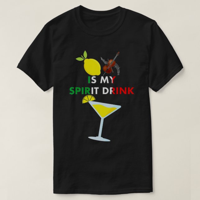 Limoncello Lemon Cello är min spritdryck Funny T Shirt (Design framsida)