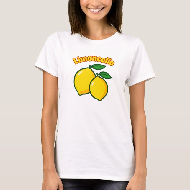 Limoncello Lemon | Funny Fruit T Shirt (Framsida)