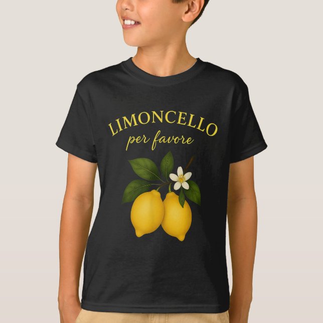 Limoncello Per Favore Italienska Tröjor För Kvinno (Framsida)