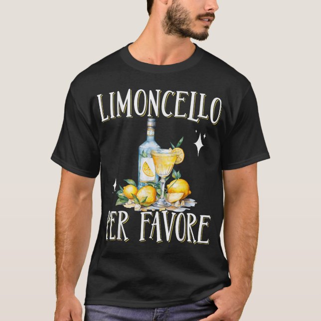 Limoncello Per Favore T Shirt (Framsida)