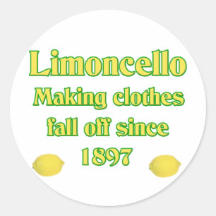 Limoncello Runt Klistermärke