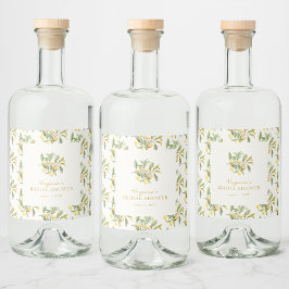 Limoncello Spritflaskor Etikett