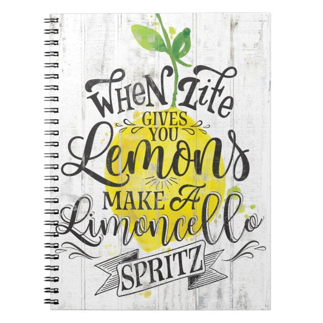 Limoncello Spritz Anteckningsbok (Framsidan)