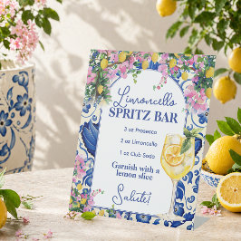 Limoncello Spritz Bar Italiensk lemon bröllopsdusc