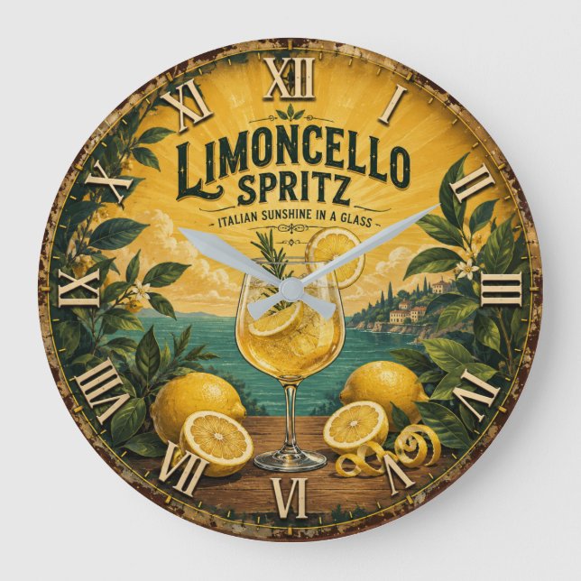  Limoncello Spritz Italian  Stor Klocka (Framsida)