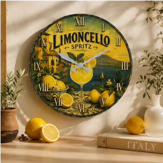 Limoncello Spritz Stor Klocka (Skapare uppladdad)