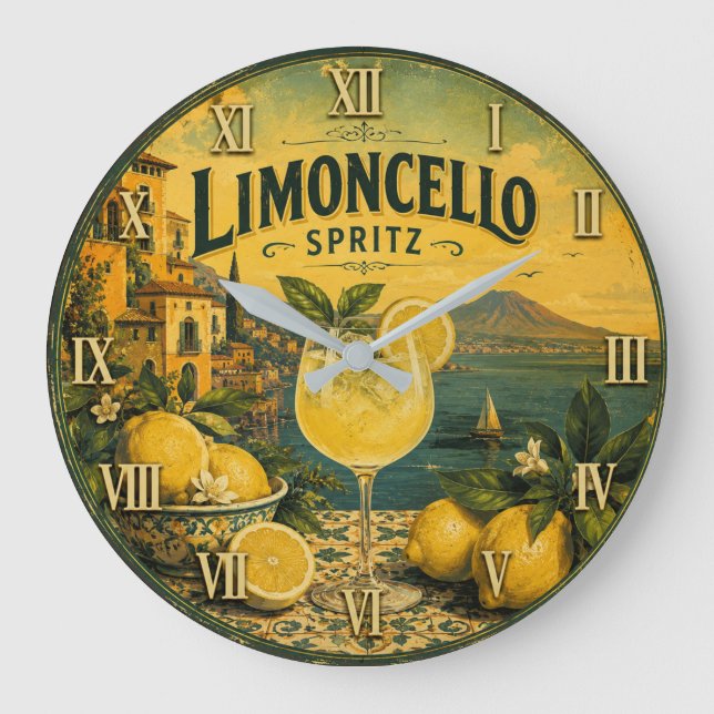 Limoncello Spritz Stor Klocka (Framsida)