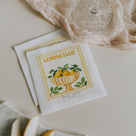 Limoncello Stamp | Italian Wedding Bar Pappersservett