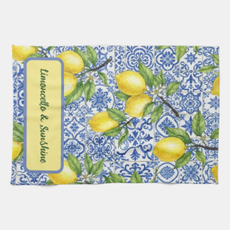 Limoncello & Sunshine" Siciliansk citron Kökshandduk