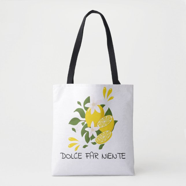 LIMONCELLO TOTE TYGKASSE (Framsida)