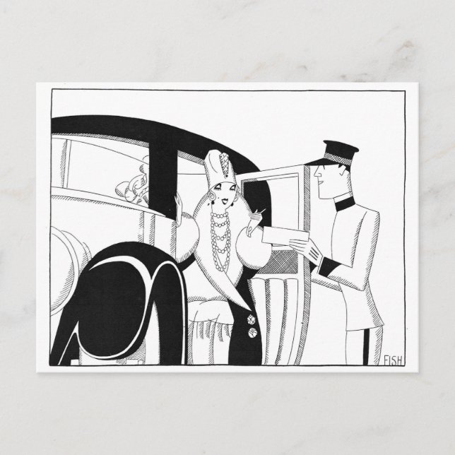 Limousin by Anne Harriet Fish Vykort (Framsida)