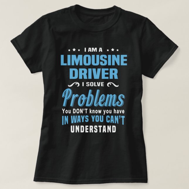 Limousindrivrutin T Shirt (Design framsida)