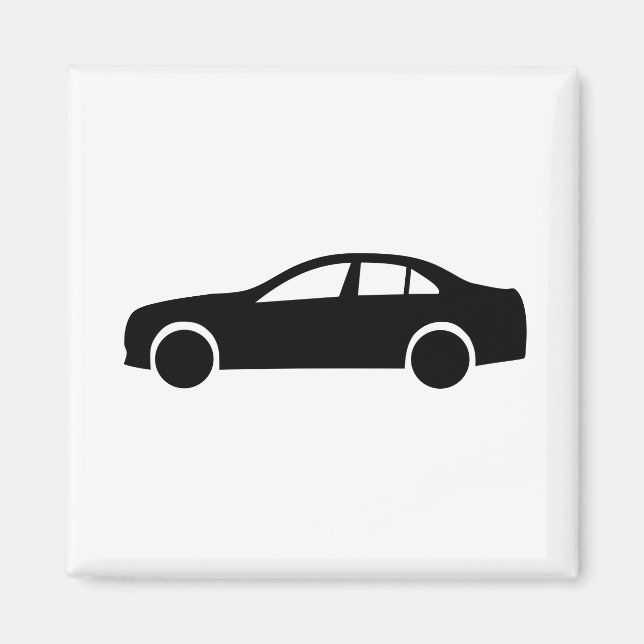 Limousine Silhouette Magnet (Framsidan)