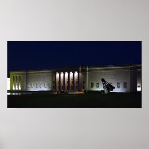 Limousine vid Nelson-Atkins Museum of Art Poster