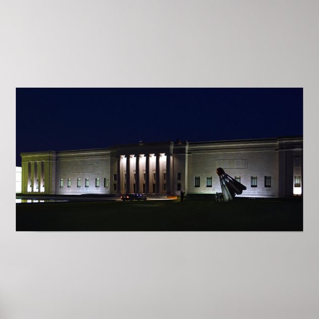 Limousine vid Nelson-Atkins Museum of Art Poster (Framsidan)