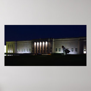 Limousine vid Nelson-Atkins Museum of Art Poster