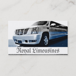 Limousiner, Limo Services, Affärskort av drivruti Visitkort