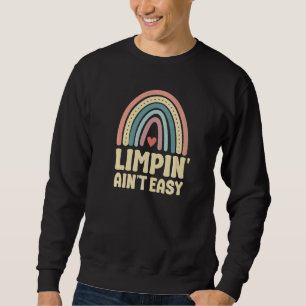 Limpin Ain't Easy Benbrott 3 Lång Ärmad Tröja