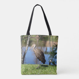 Limpkin - Wildlife-foto - Tote Bag Tygkasse