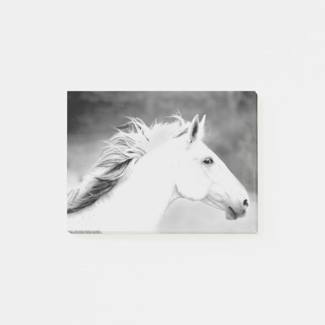 LIN26BW-Mane i Wind.tifen Post-it Block (Framsida)