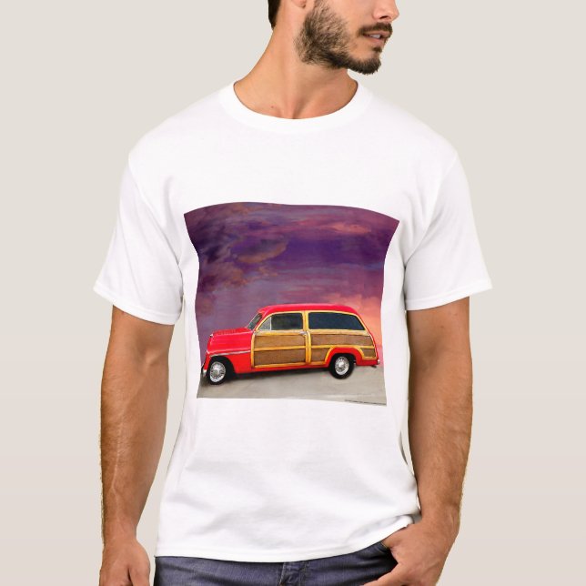 LIN55 röd Woody.tif T Shirt (Framsida)