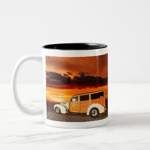 LIN56 solbränd Woody.tif Två-Tonad Mugg