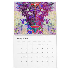Lin Tarczynskis Maskyrinter-kalender för 2026 Kalender