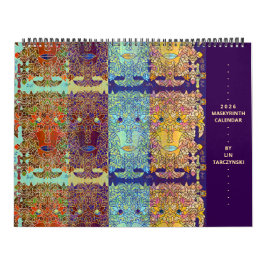 Lin Tarczynskis Maskyrinter-kalender för 2026 Kalender