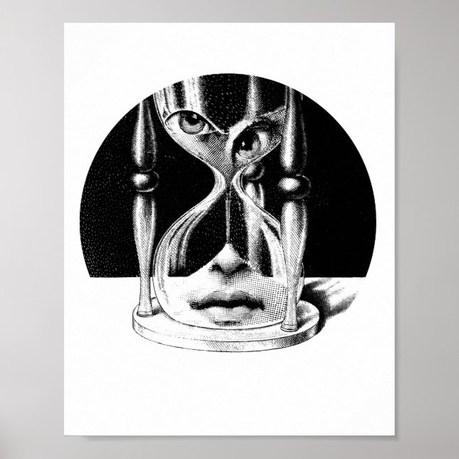 Lina Cavalieri Hourglass Poster (Framsidan)